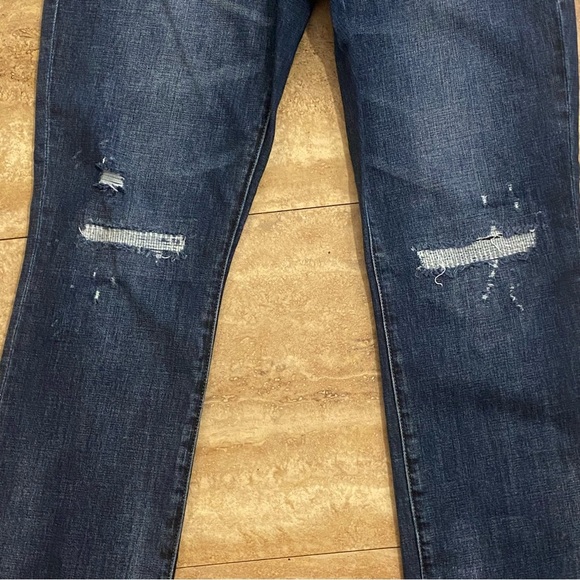 Cabi Button Fly Straight Leg Jeans Women’s 8 Denim Blue Stretch Mid Rise - Picture 7 of 12